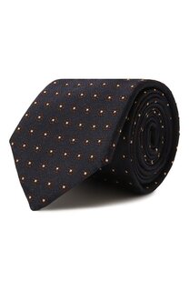 Галстук из шелка и хлопка Corneliani