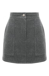 Юбка из шерсти и хлопка LVIR
