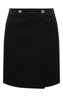 Шерстяная юбка BOSS