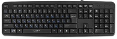 Клавиатура CBR KB 109 black, 104 клавиши, USB, 1,8м