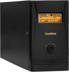 Источник бесперебойного питания Exegate SpecialPro Smart LLB-650.LCD.AVR.4C13.RJ.USB EX292772RUS 650VA/360W, LCD, AVR, 4*C13, RJ45/11, USB, Black