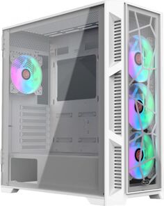 Корпус eATX Raijintek AGOS ULTRA WHITE TG4 0R20B00227 белый, без БП, боковая панель из закаленного стекла, USB Type-C, 2*USB 3.0, audio