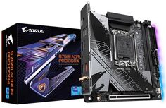 Материнская плата mini-ITX GIGABYTE B760I AORUS PRO DDR4 (LGA1700, B760, 2*DDR4 (5333), 4*SATA 6G RAID, 2*M.2, PCIE, 2.5Glan, WiFi, BT, HDMI, DP, USB