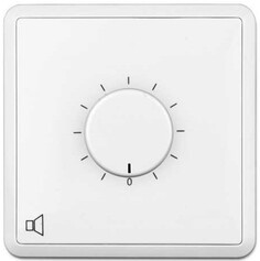 Панель управления настенная BIAMP E-VOL20 912.1623.900/911.1623.900 аттенюатор мощностью 20 Вт / 100В. Подключается в разрыв между усилителем и АС. 11