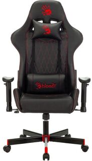 Кресло игровое A4Tech BLOODY GC-800 черный ромбик эко.кожа крестов. металл