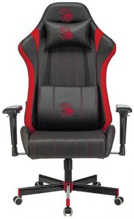Кресло игровое A4Tech BLOODY GC-990 черный/красный искусственная кожа крестов. металл