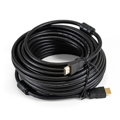 Кабель HDMI Exegate EX-CC-HDMI-15.0F EX294694RUS (19M/19M, 15м, v1.4b, ферритовые кольца, позолоченные контакты)