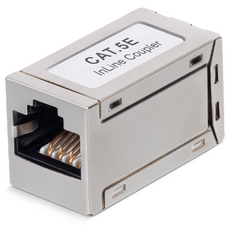 Адаптер проходной WRLine WR-CA-8p8c-C5E-SH RJ45-RJ45 (8p8c), категория 5е, экранированный