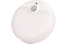 Ночник RocketSocket RS-791C светодиодный с датчиком движения круглый, Вкл/Выкл/Авто, холодный белый свет, 1.0Вт, белый