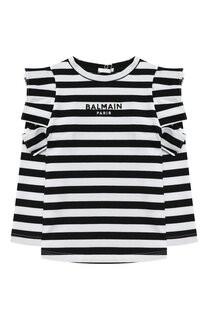 Хлопковый лонгслив Balmain
