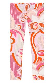 Хлопковые леггинсы Emilio Pucci