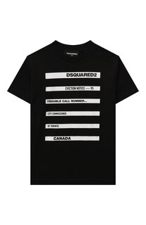 Хлопковая футболка Dsquared2