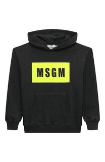 Хлопковое худи MSGM kids