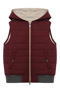 Утепленный жилет Brunello Cucinelli