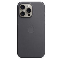 Чехол-накладка Apple MagSafe для iPhone 15 Pro Max, микротвил, черный