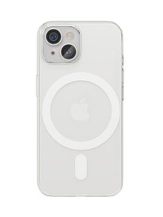 Чехол-накладка VLP Diamond Case для iPhone 15, полиуретан/закаленое стекло, прозрачный