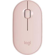 Мышь Logitech Pebble M350, беспроводная, розовый