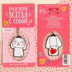 Брелок акриловый двусторонний Micio