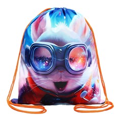 Мешок для обуви 420 х 340 мм, calligrata мсо-5с, (мягкий полиэстер, плотность 210d),