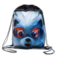 Мешок для обуви с карманом 420 х 340 мм, calligrata мсо-7с, (мягкий полиэстер, плотность 210d),