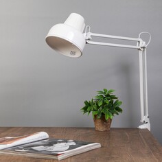 Светильник настольный бета б/лампы (е27, 60 вт, 220 в) белый NO Brand