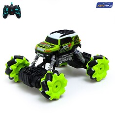 Джип радиоуправляемый drift, 4wd, дрифт, работает от аккумулятора, цвет зеленый Автоград