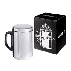 Термокружка, серия: сталь,