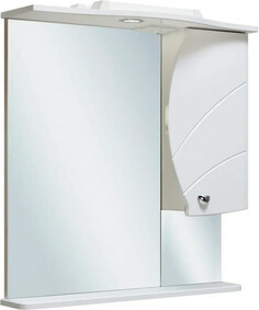 Зеркальный шкаф 70x75 см белый R Runo Глория 00000000929 РУНО