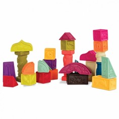 Развивающие игрушки Развивающая игрушка B.Toys Конструктор мягкий Кубики и другие формы