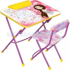 Детские столы и стулья Ника Набор мебели Умничка 3 Nika