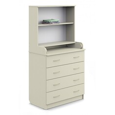 Комоды Комод Атон ЛДСП 80/4 пеленальный с полкой (4 ящика) Aton