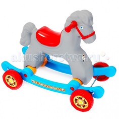 Качалки-игрушки Качалка R-Toys Лошадка на колесах