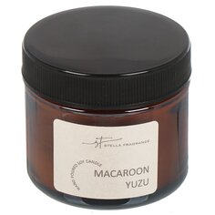 Свеча декоративная ароматическая, в стакане, Stella Fragrance, St Macaroon Yuzu, 50 гр, SF0421