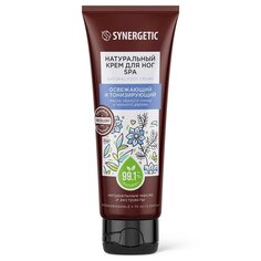 Крем для ног, Synergetic, Spa, освежающий и тонизирующий, 75 мл