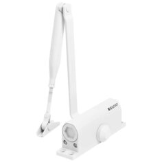 Доводчик дверной Булат, Ultimate ДД-100 A-W, -42°C + 50°C °C, морозостойкий, 120 кг, белый, 14923