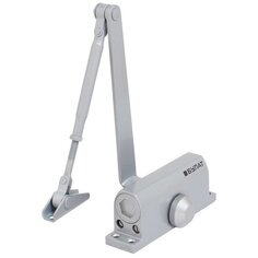 Доводчик дверной Булат, Ultimate ДД-60 A-S, -42°C + 50°C °C, морозостойкий, до 80 кг, серебро, 14918