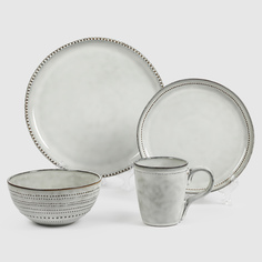 Набор керамической посуды White Rabbit Скандинавия 16 предметов