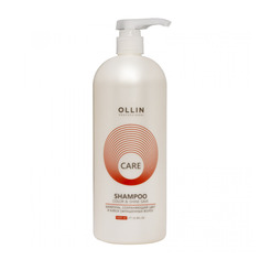 Шампунь Ollin Professional Care Color and Shine Save сохраняющий цвет и блеск окрашенных волос 1 л