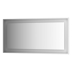 Зеркало Evoform в багетной раме со встроенным LED-светильником 35,5 W 150x75 см