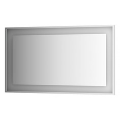 Зеркало Evoform в багетной раме со встроенным LED-светильником 31,5 W 130x75 см
