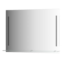 Зеркало Evoform с полочкой 100 см с 2-мя встроенными LED-светильниками 11 W 100x75 см
