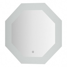 Зеркало Evoform с LED-подсветкой 19 W 60х60 см Сенсорный выключатель Нейтральный белый свет