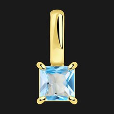 Подвеска SOKOLOV из желтого золота с топазом