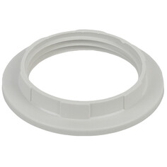 Патроны для лампочек кольцо для патрона E27 ЭРА пластик белый ERA