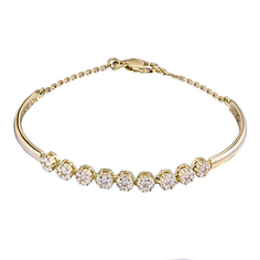 Браслет из желтого золота э0312бр11162600_white ЭПЛ Даймонд