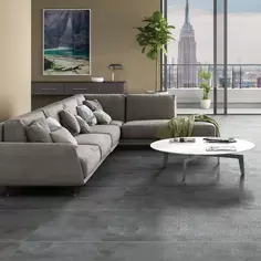 Керамогранит Arcadia Ceramica Elite 60x60 см 1.44 м² лаппатированный цвет темно-серый