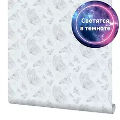 Обои флизелиновые Erismann Бабочки темно-серые 1.06 м ЭР60670-04 Эрисманн