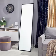 Зеркало декоративное напольное Иджен прямоугольное 50x176 см цвет черный Без бренда