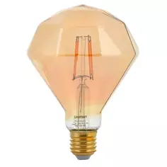 Лампа светодиодная Lexman Diamond E27 220 В 5 Вт кристалл 470 лм теплый белый цвета света