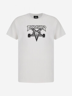 Футболка мужская Thrasher Flame Logo, Белый